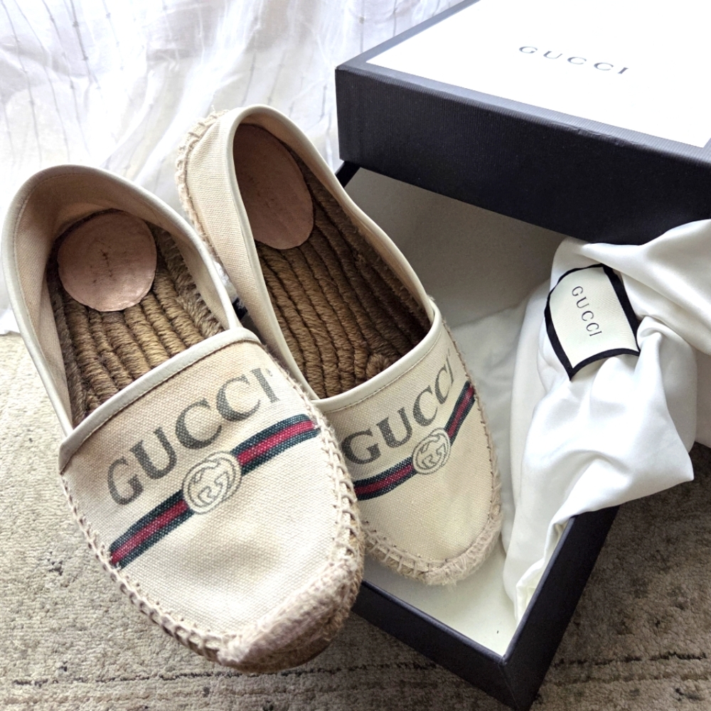 Authentic Gucci Espadrilles Size 37 - image 1